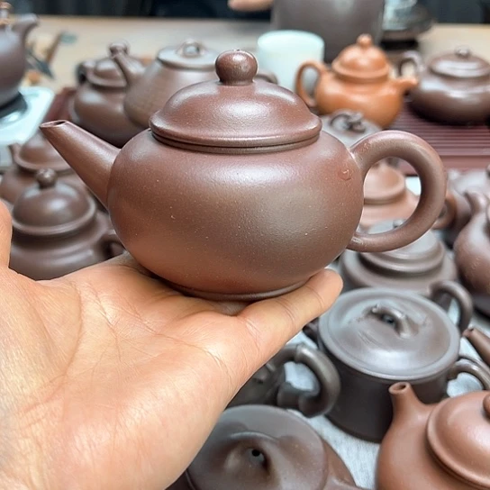 紫泥茶壶风**?黄龙山原矿