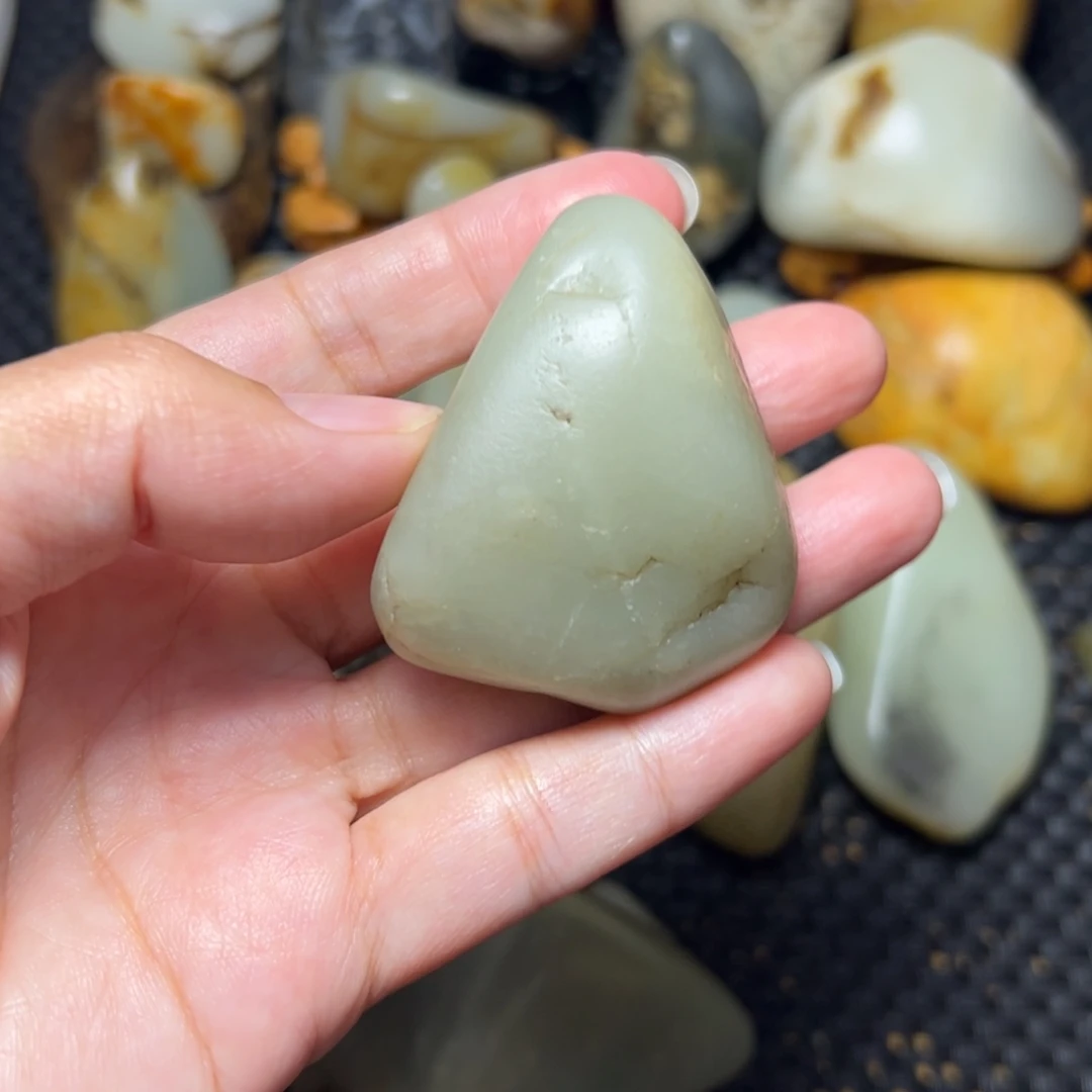 和田玉未镶嵌挂件7