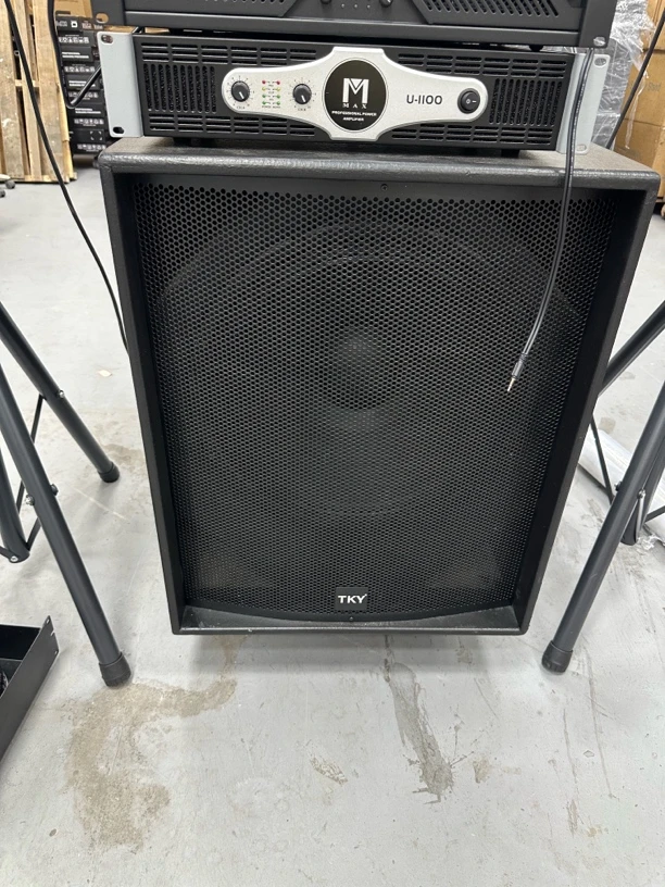 英国 TKY单18寸低音炮➕大功率功放 两件套，不包邮