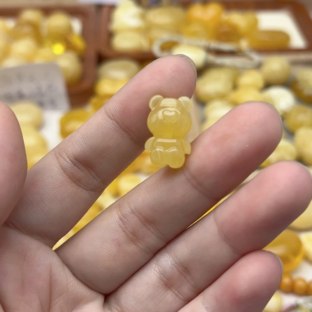 裸石蜜蜡未镶嵌天然
