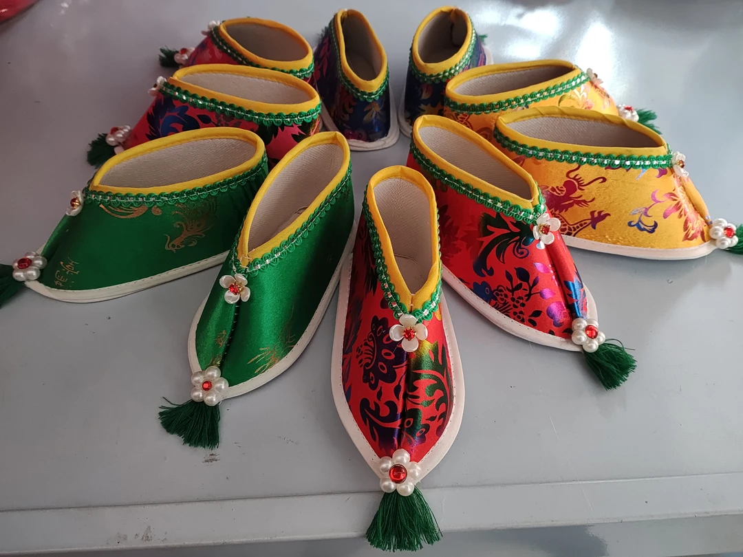 仙家供奉娘娘泰山奶奶神仙观音菩萨鞋子手工堂口凤鞋老母