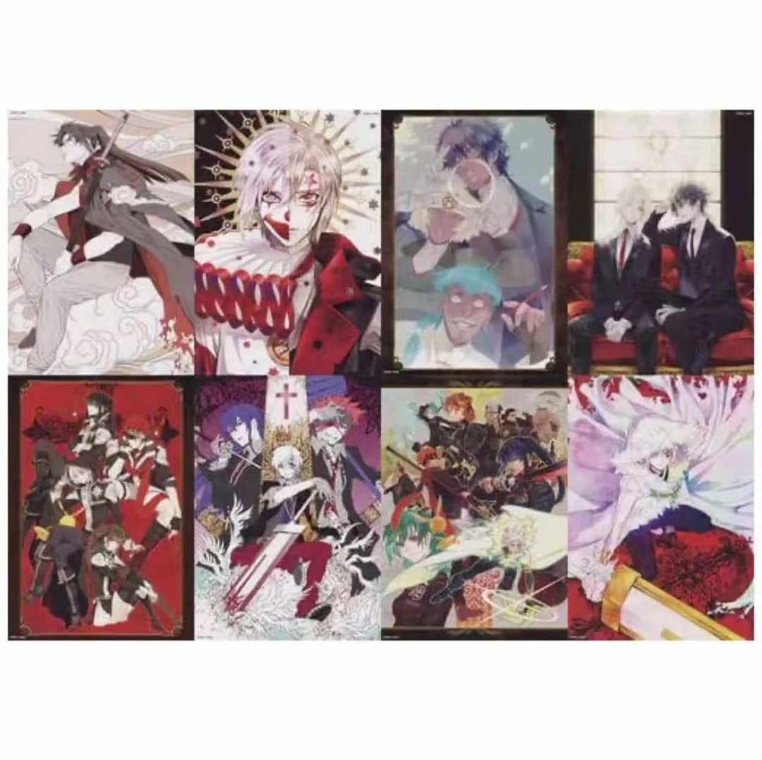 日谷正版 JS限定 驱魔少年 原画海报 盲盒散池 动漫周边谷子