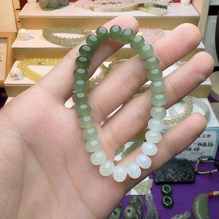 和田玉未镶嵌手串