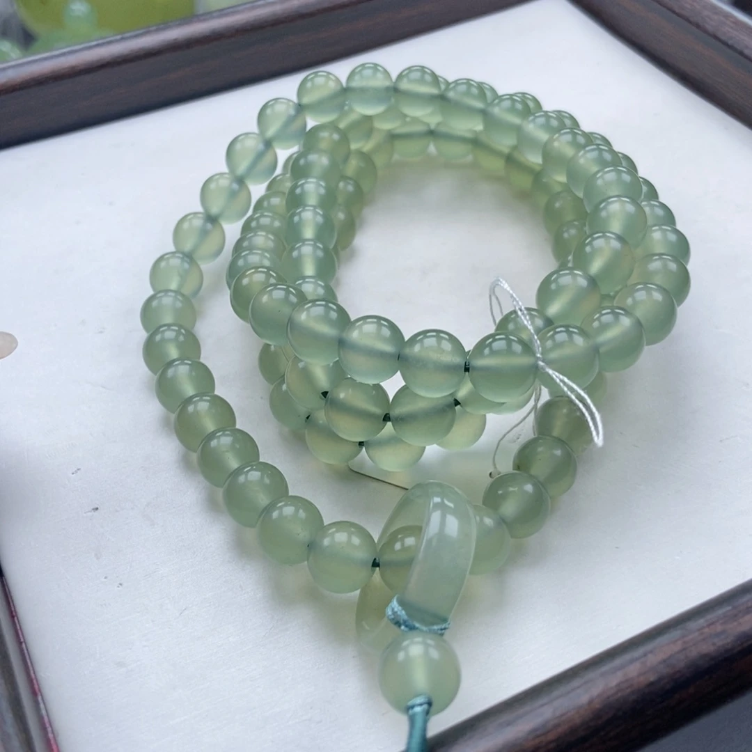 蛇纹石玉未镶嵌手链
