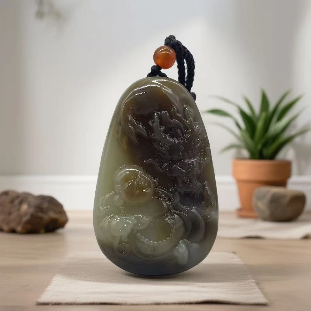 A480和田玉吊坠LY373723392