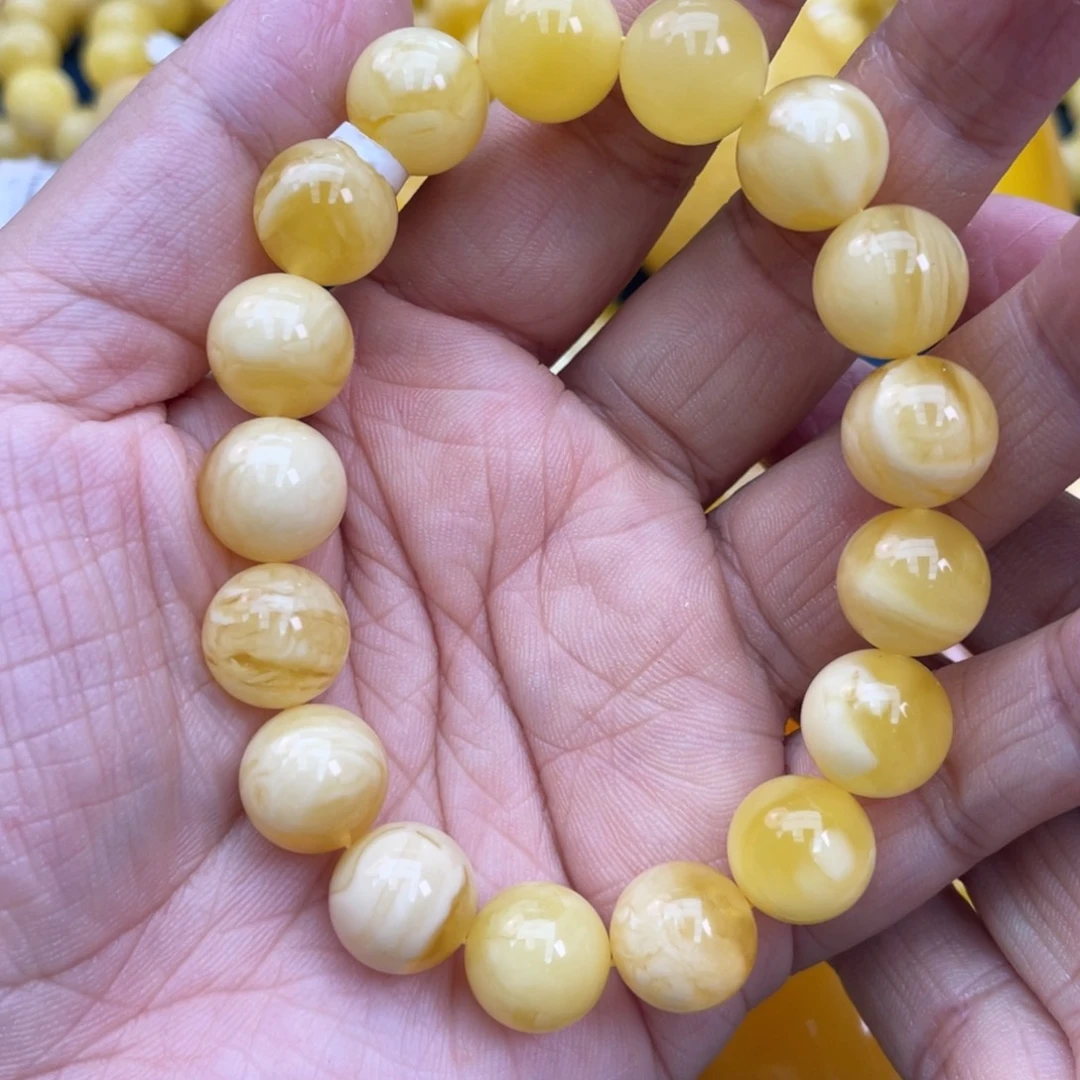 琥珀裸石未镶嵌琥珀蜜蜡12m m