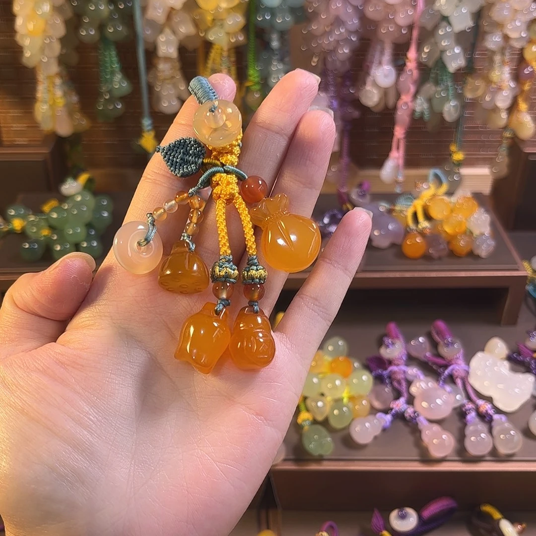 玛瑙/玉髓未镶嵌车挂