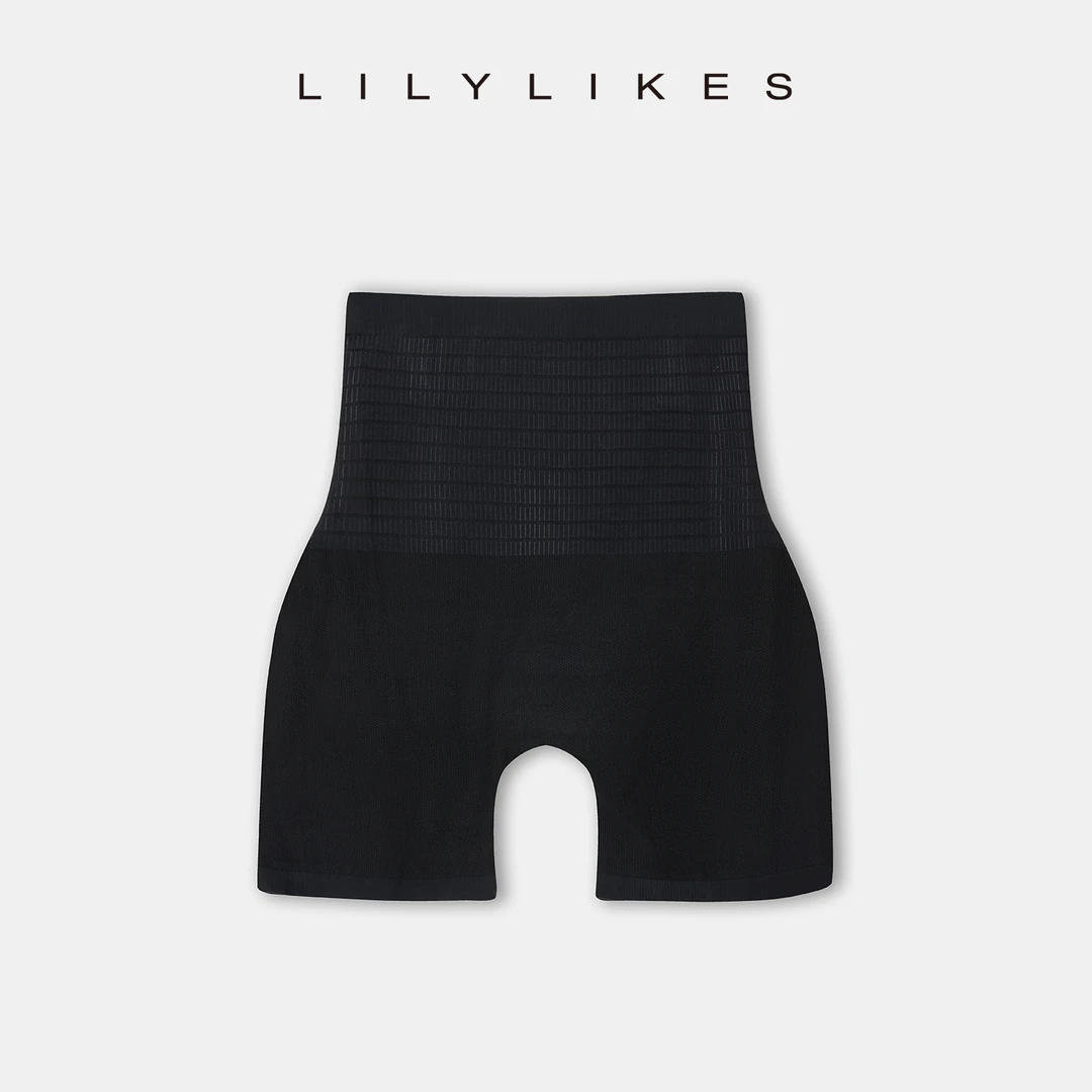 【LILYLIKES】防卷边鱼骨  一体编织 轻薄无痕收腹蚕丝裤