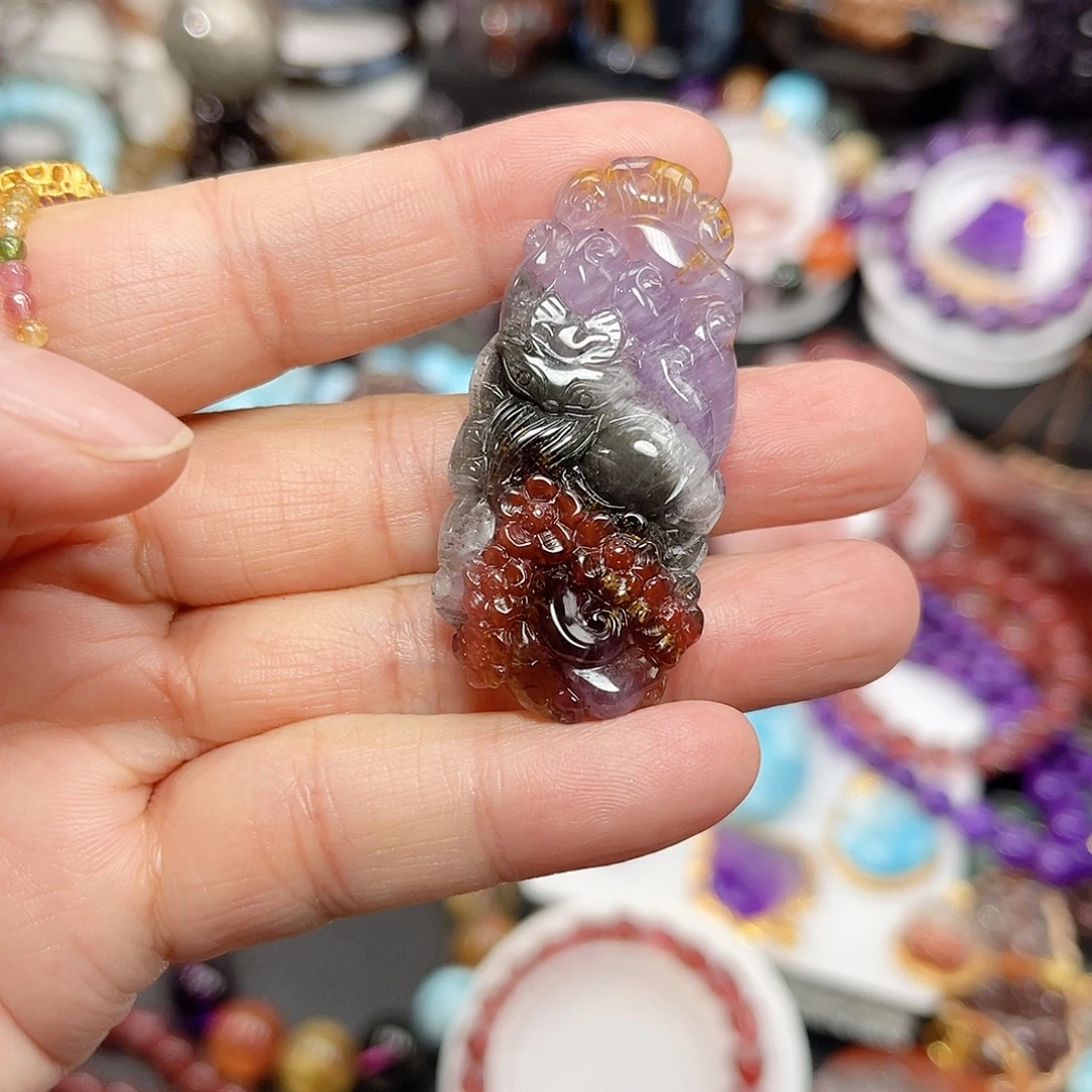 未镶嵌颈饰水晶订制