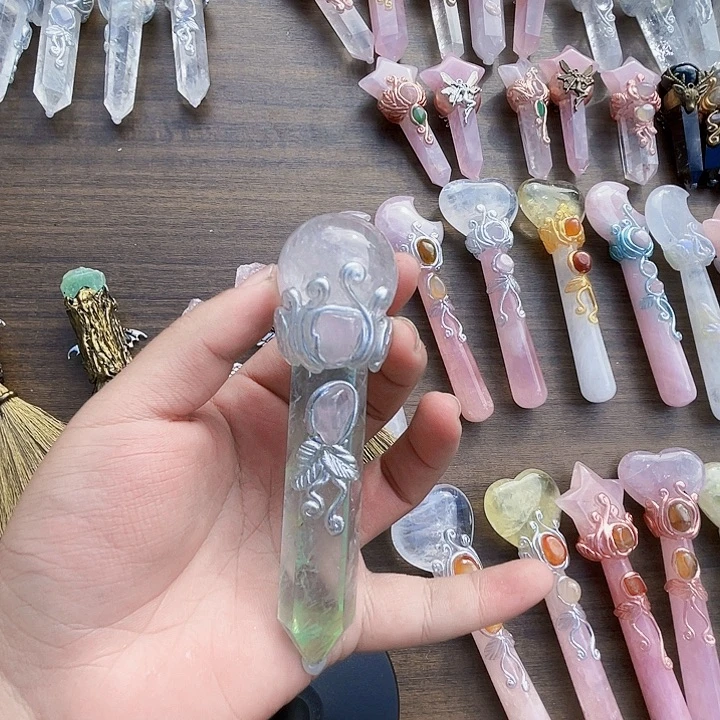 青***）未镶嵌珠宝半成品水晶水晶