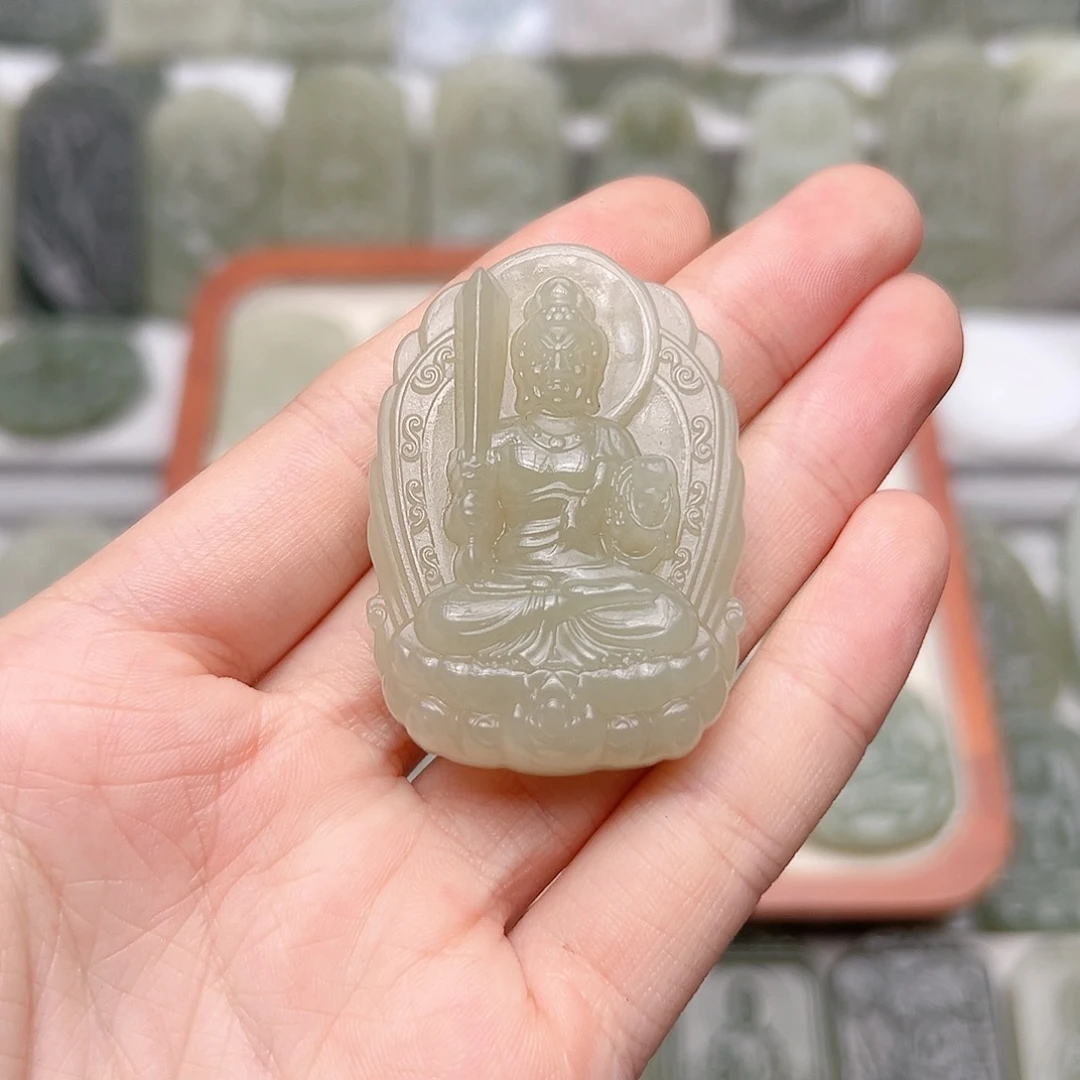 和田玉未镶嵌颈饰岁****雅