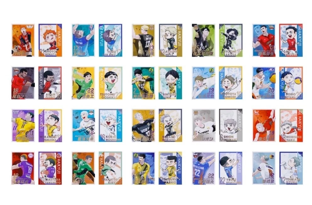 【排球少年】Jump Shop V联盟烫金卡 1包2张 拆盒盲盒