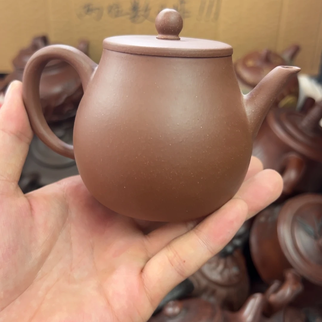紫砂茶壶宜兴原矿紫砂壶180毫升容量