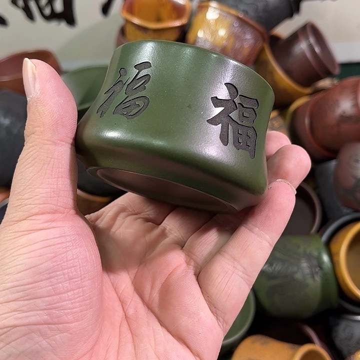 茶杯紫砂全手工紫砂主人杯