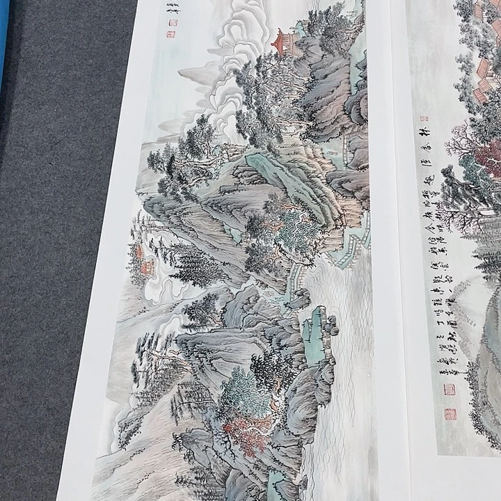 三***身国画今天国画作品欣赏