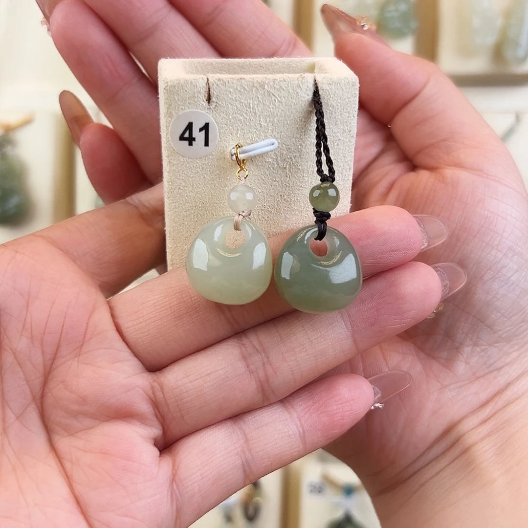 和田玉未镶嵌套链