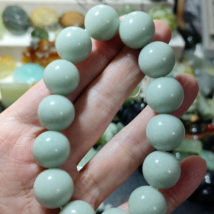 岫玉手串款式未镶嵌