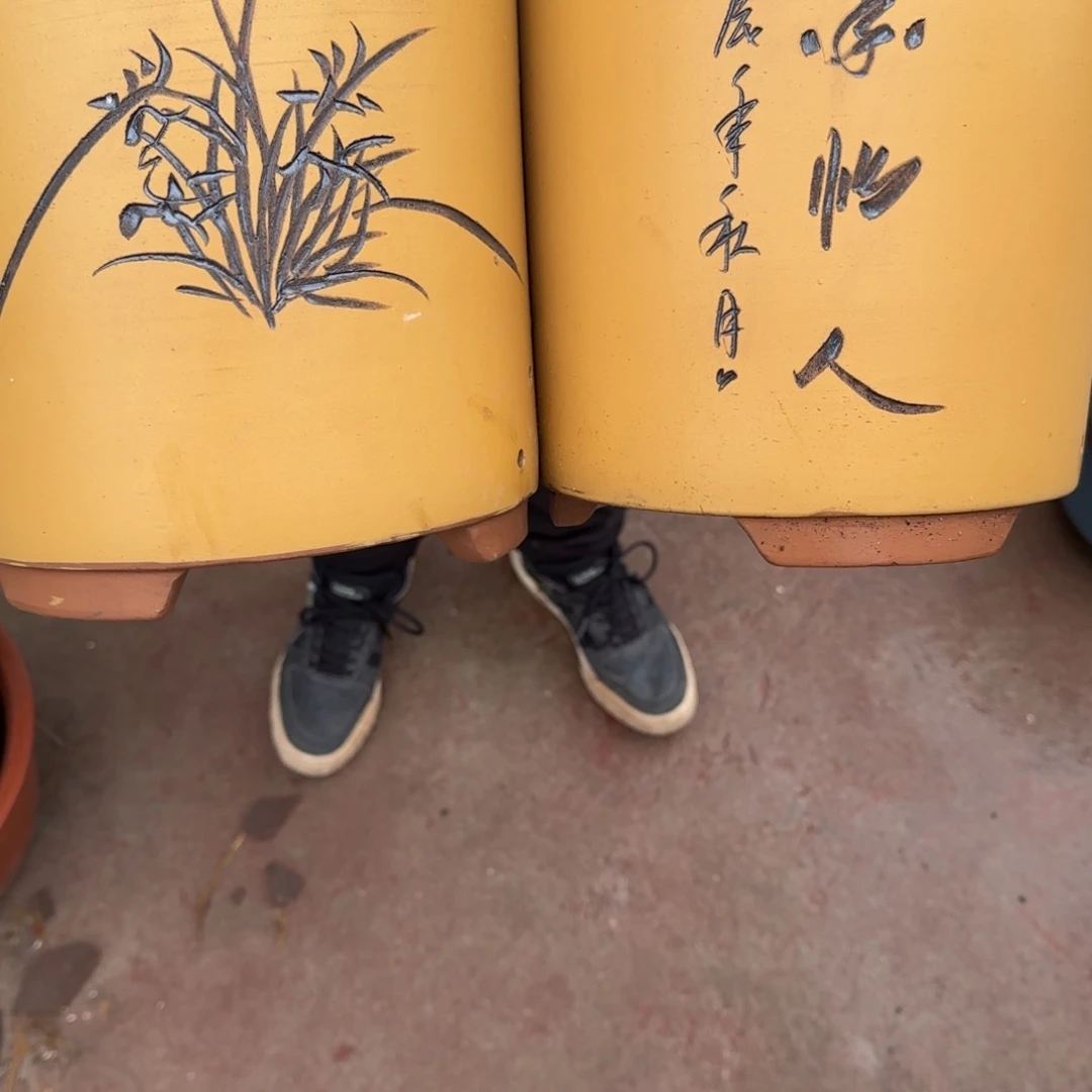 紫砂花盆口径17.22口径