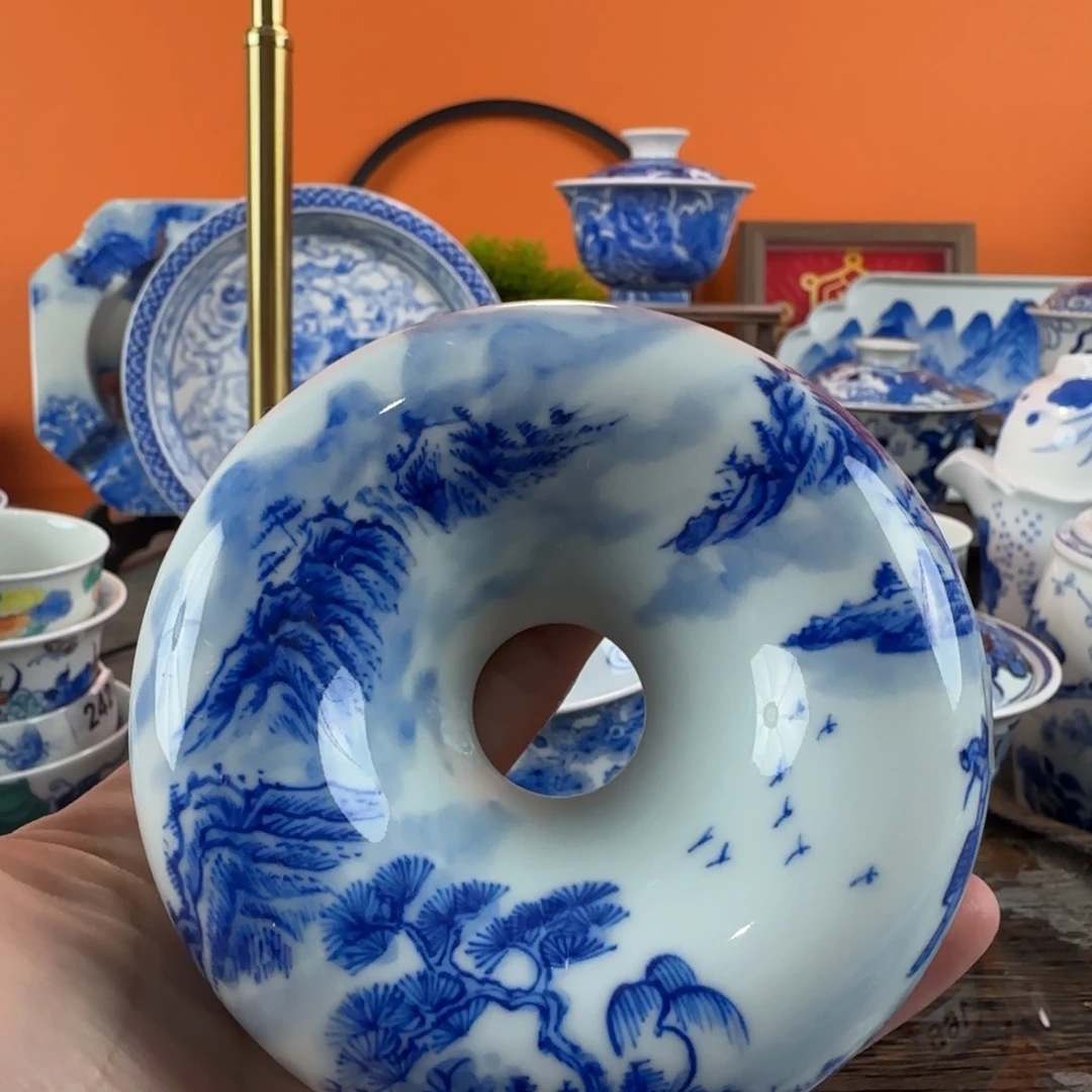 瓷片景德镇手绘青花瓷器026