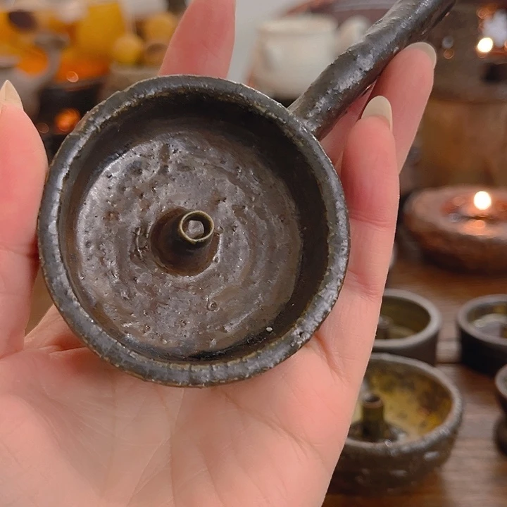 妩***猪陶瓷艺术小福泥陶艺茶几风