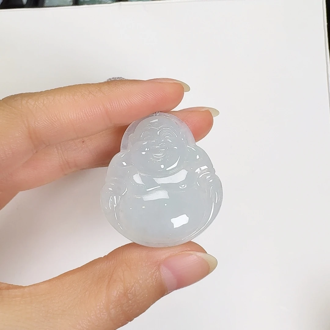 翡翠颈饰未镶嵌佛公吊坠