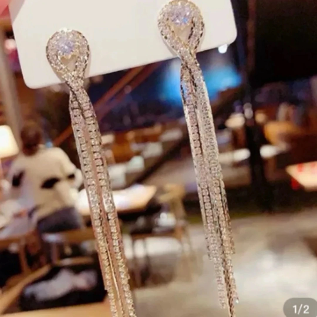 合金锆石耳饰 代替耳饰耳钉