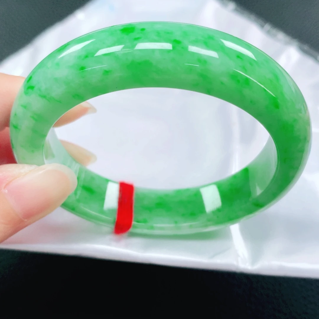 未镶嵌手镯翡翠54圈