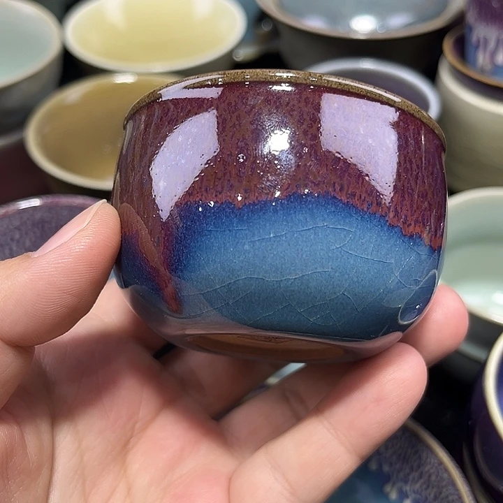 容***与陶摆件钧窑茶器钧窑茶器