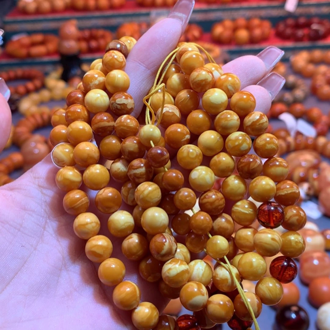 【闪购商品】未镶嵌琥珀手链蜜蜡