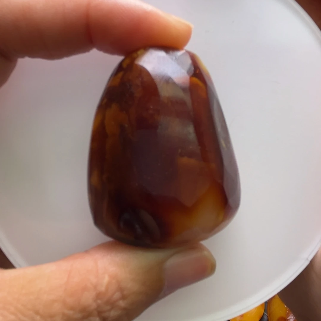 定制琥珀未镶嵌琥珀蜜蜡原石定制有瑕