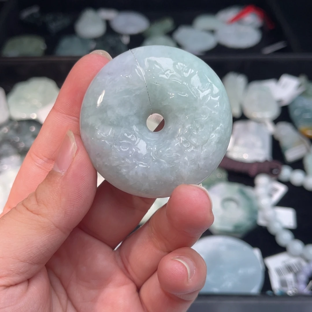 颈饰未镶嵌翡翠花件