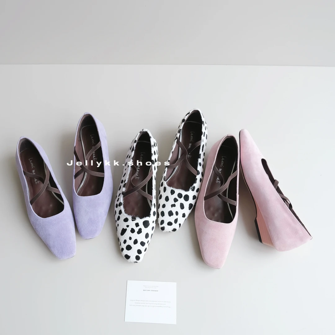 【Jellykk】3cm2025春季新品法式气质百搭博主风设计师款时装单鞋
