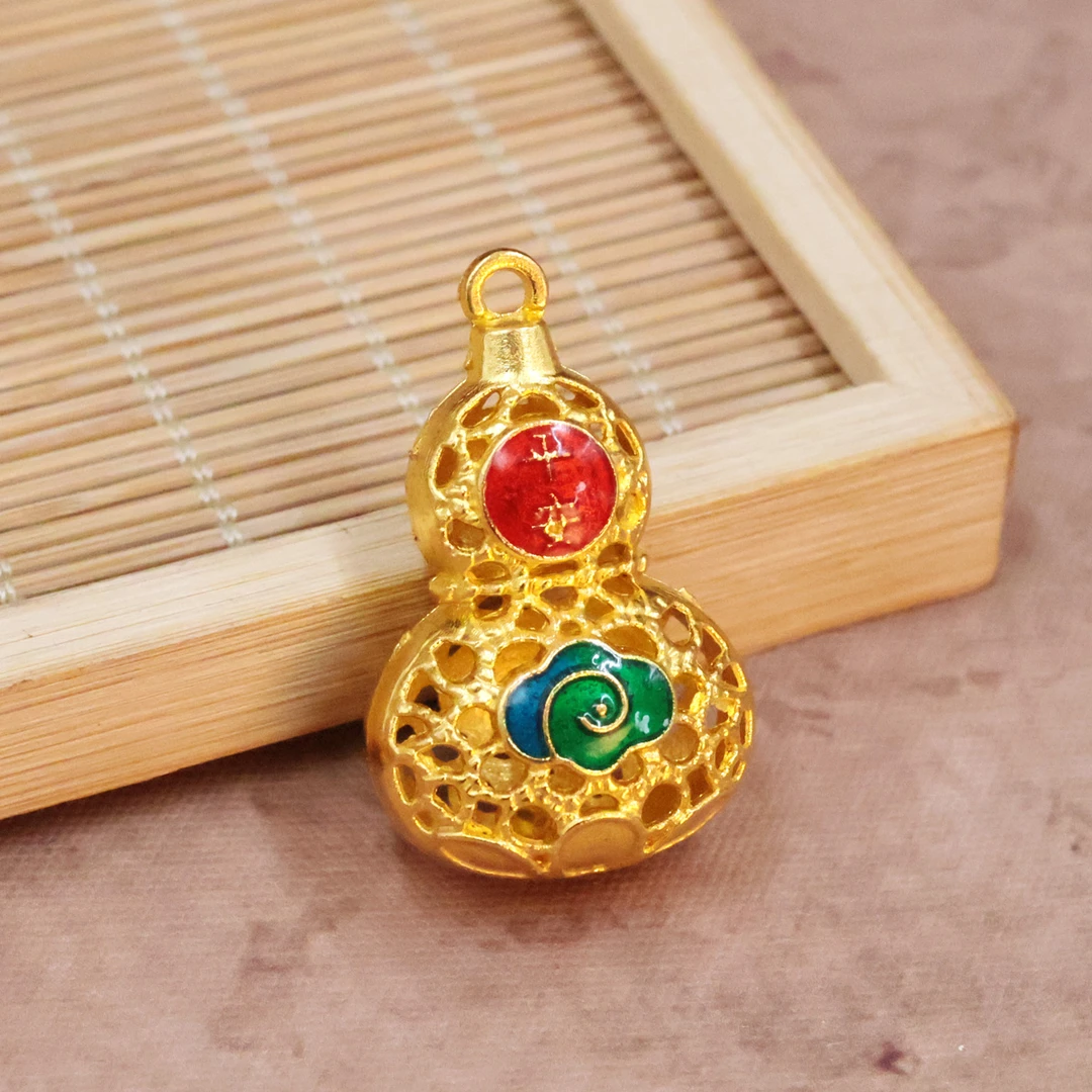 珐琅平安镂空葫芦挂件装饰品摆件挂件