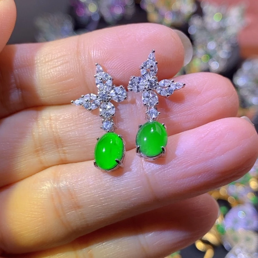 【闪购商品】银S925镶嵌挂件翡翠