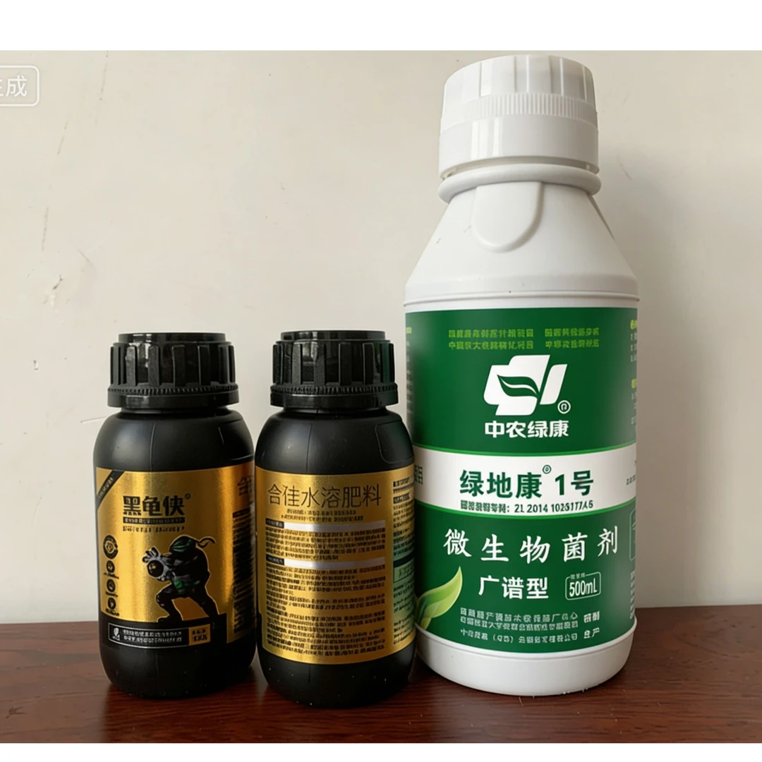 绿地康1号菌剂+硅肥生根  壮苗  壮杆 扛倒