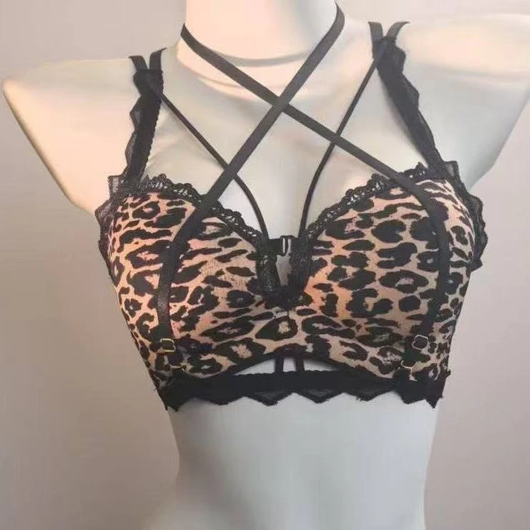 内衣性感聚拢法式鱼骨带胸垫蕾丝胸衣甜美套装显瘦蓬蓬裙