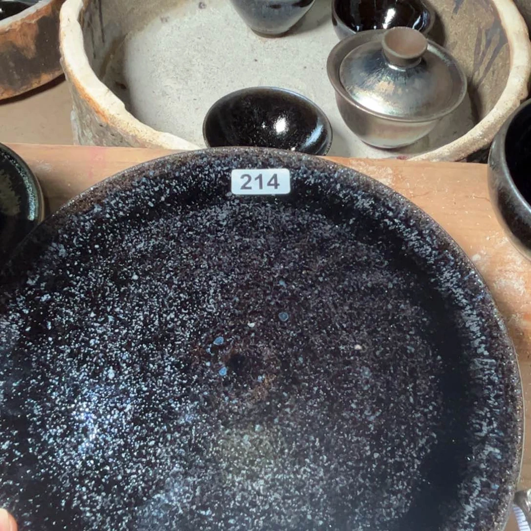 茶盏枫**秋全手工原矿原釉建盏