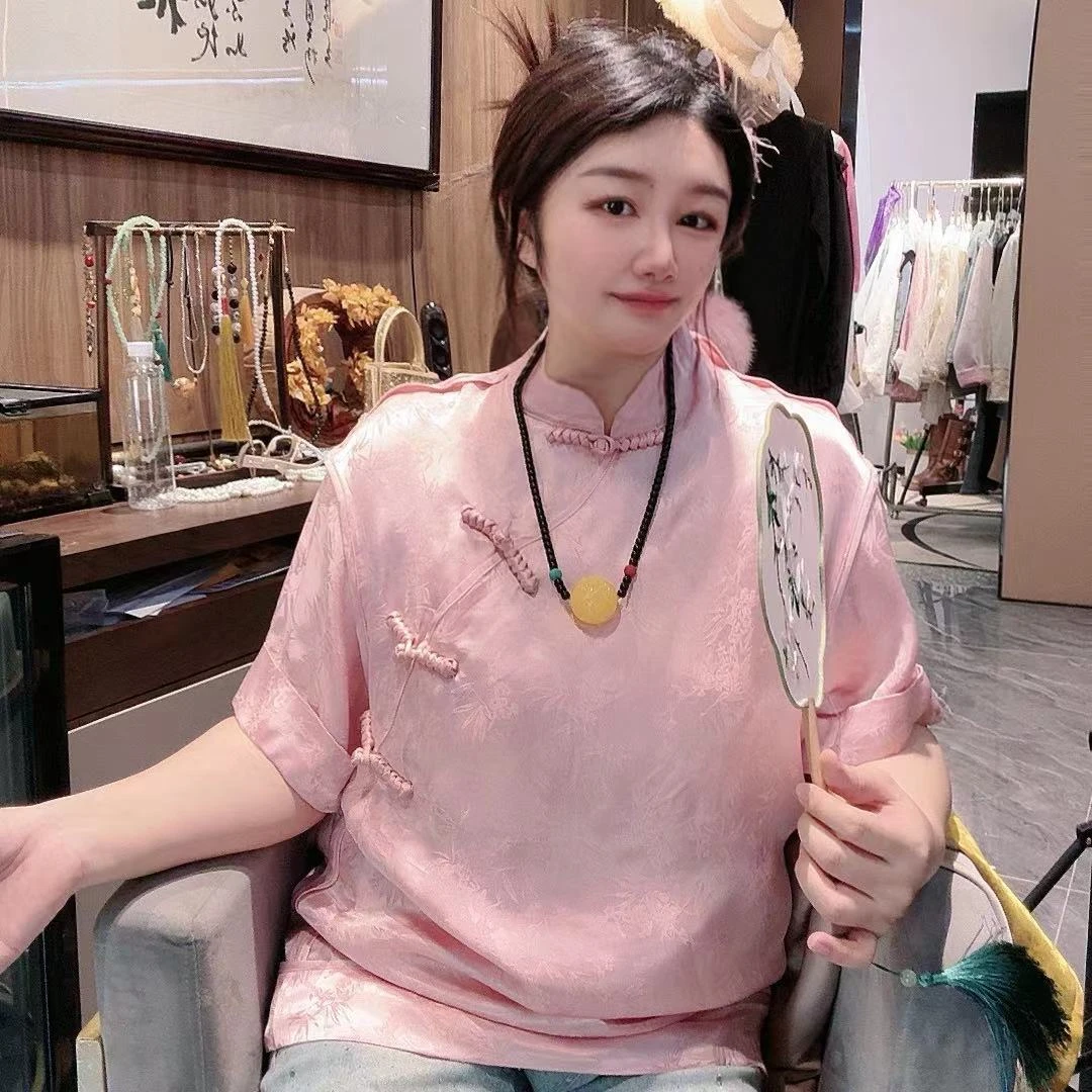 [5天内发]国风重工新中式提花长上衣99869