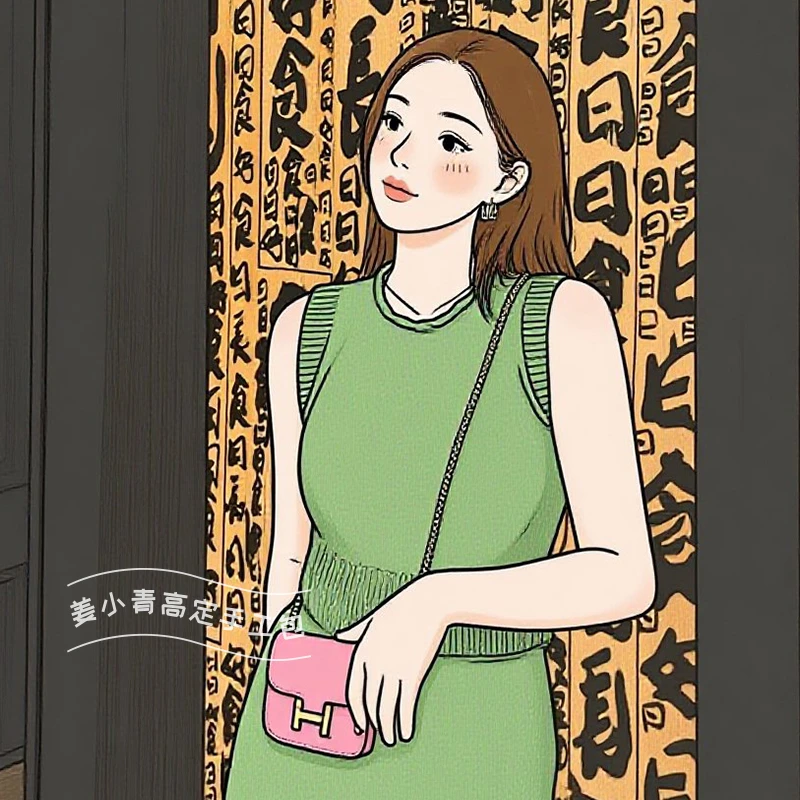 姜小青私定【特殊皮山羊皮*康包系列】全手工包包【073】