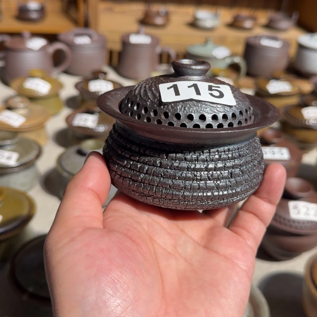 粗瓷茶具素色盖碗