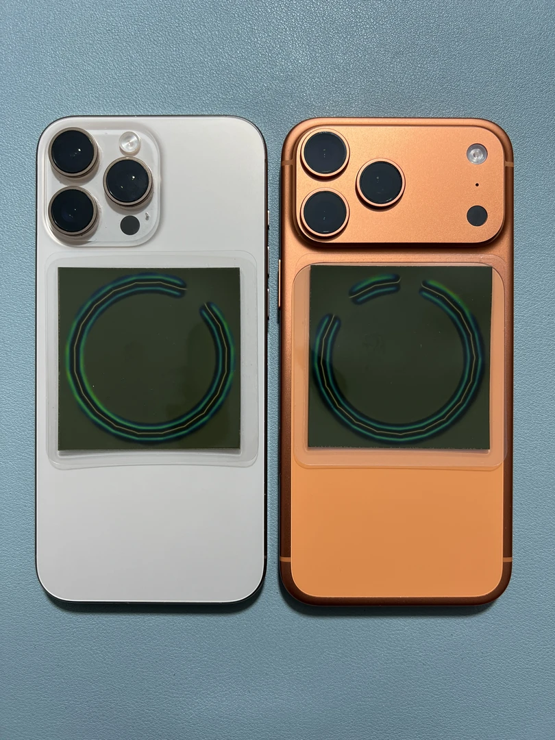 韩国进口无痕磁极观察片耐久稳定精密测量高清显示6cm*6cm