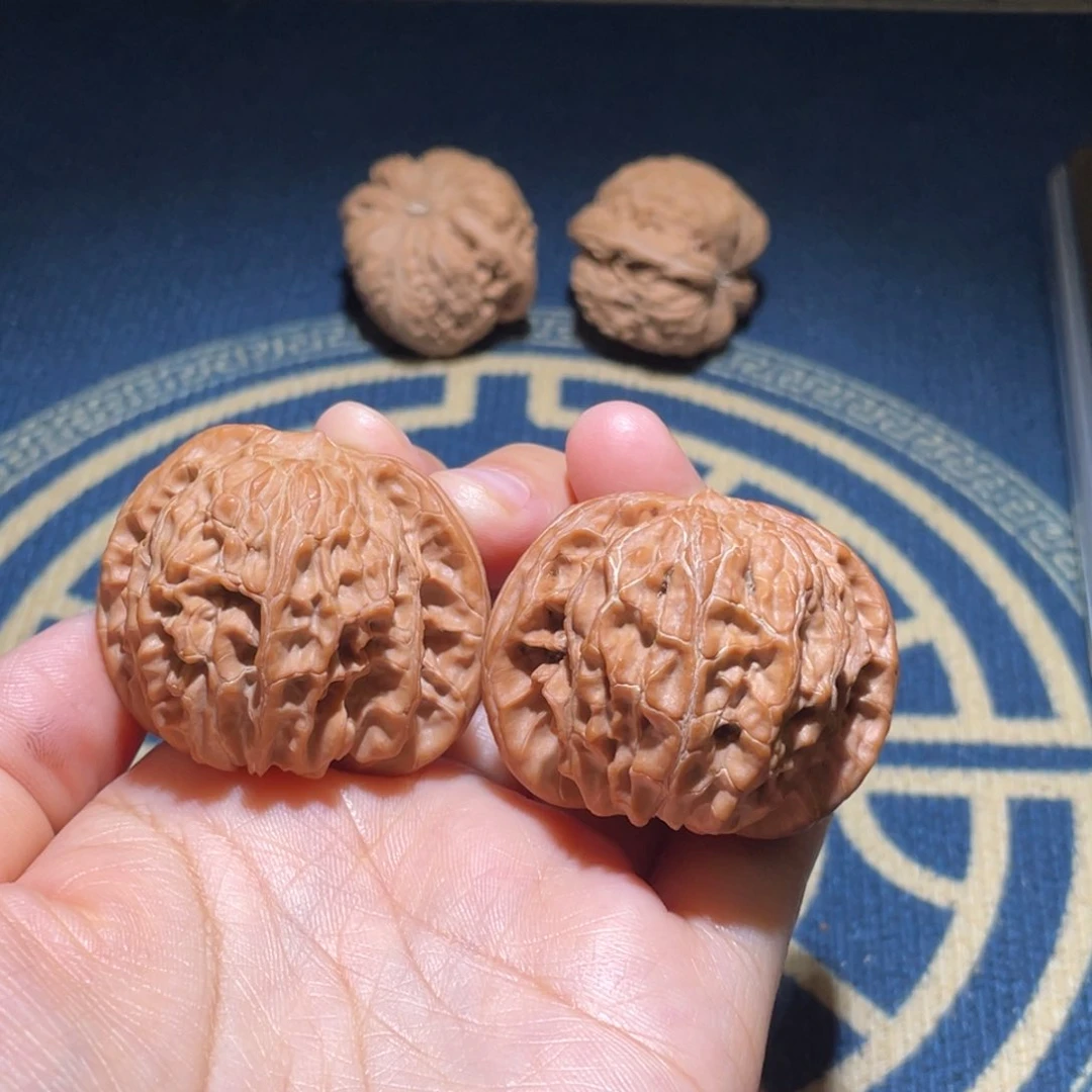 文玩核桃吊坠43尺全品正磨S级