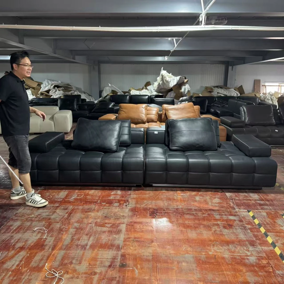 K165#340*115CM劳伦斯全真皮皮沙发【不包安装】库存尾货（铁3）