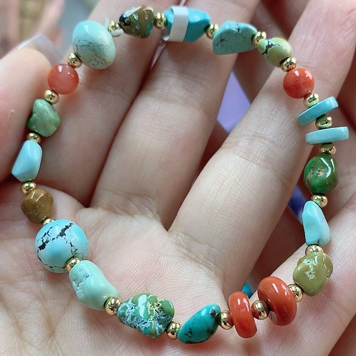 绿松石珠宝奇石未镶嵌