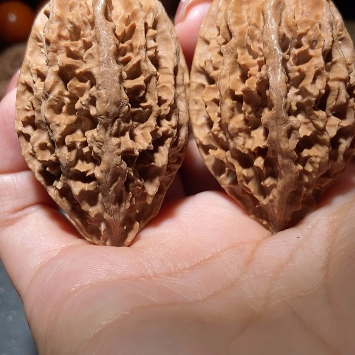 把件文玩核桃东北楸子小雪87