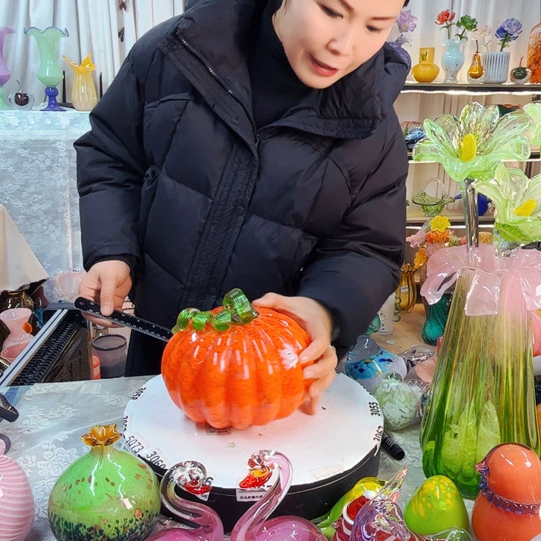 南瓜家悦美居琉璃摆件不完美