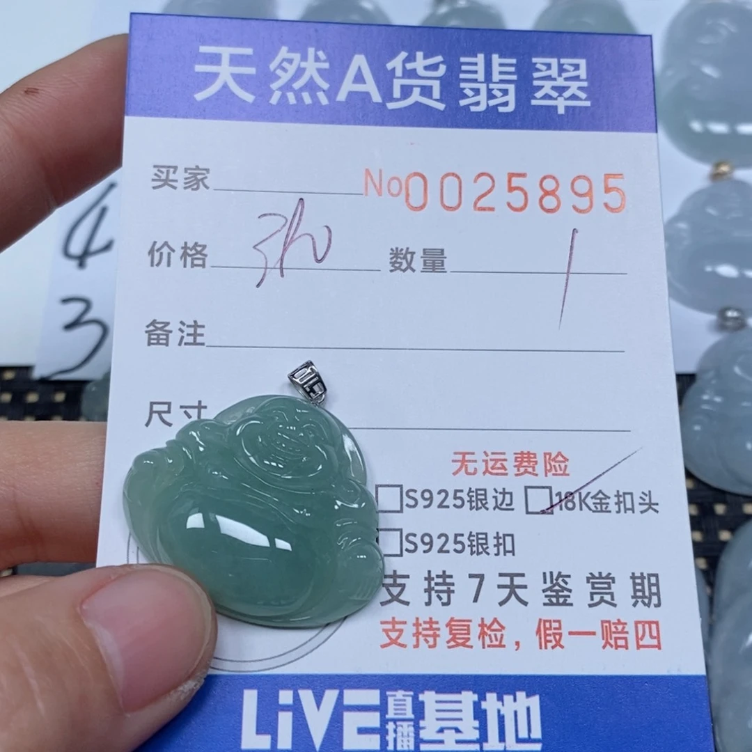 翡翠颈饰未镶嵌宋****L天然缅甸翡翠