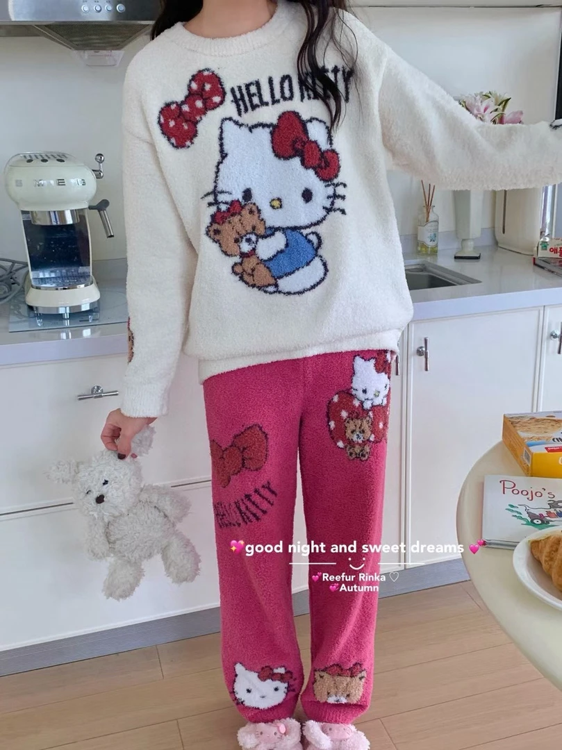 【半边绒合集】王少生活馆推荐冬季女士软绵绵半边绒保暖家居服套装
