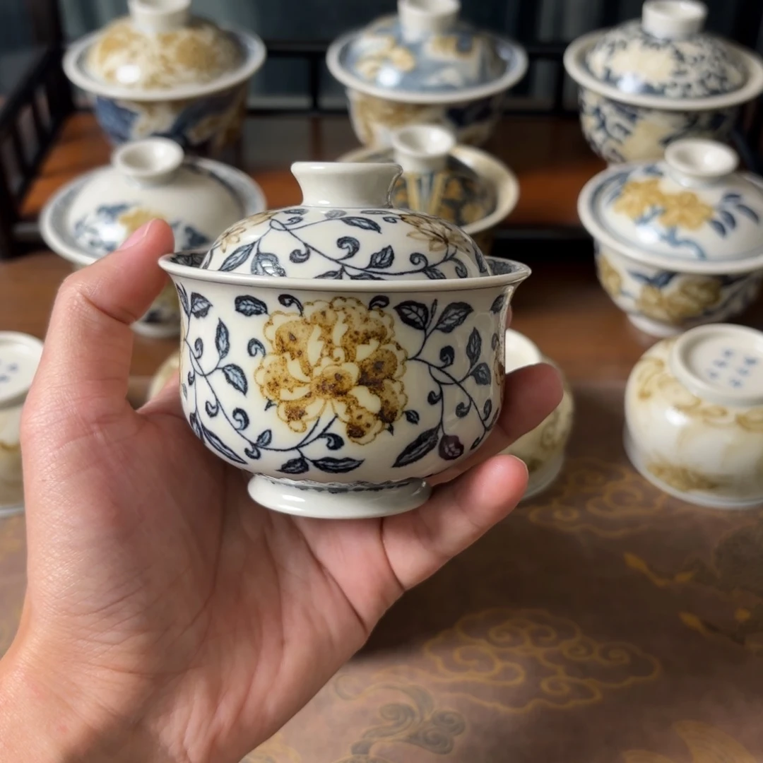 摆件景德镇手绘茶器