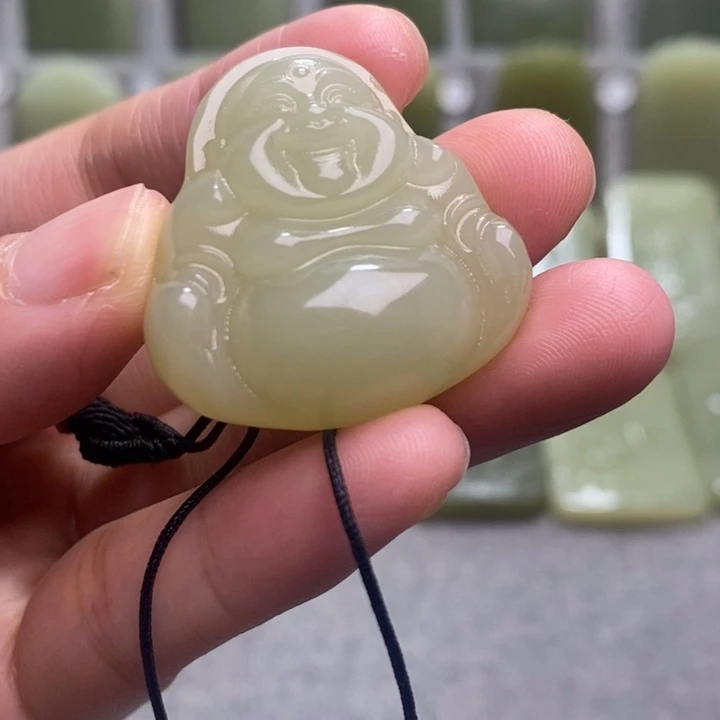 立体双面工弥勒佛